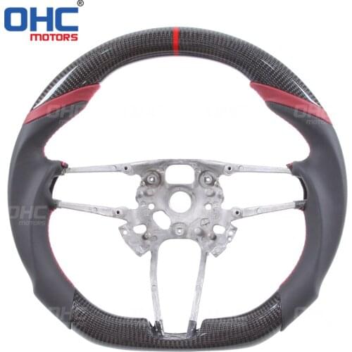 Real Carbon Fiber steering wheel for Por-sche Cayenne Pana-mera Ma-can Cay-man Box-ster Spy-der 978 911 991 718 997 GT3 GTS