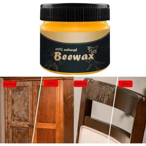Organic Natural Pure Wax Wood Seasoning Beewax Furniture Supplies Maintenance Care Beeswax Instrument Cleaning Music I9J0