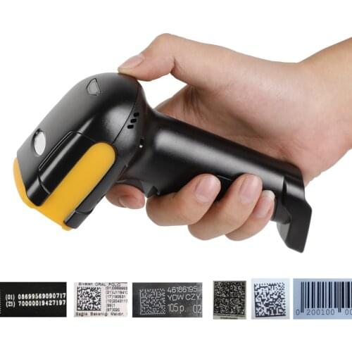 Wired 1d 2d Barcode Scanner Reader Image Qr Data Matrix Code Bar Gun Portable Handheld Mobile Phone Computer Screen Scanning