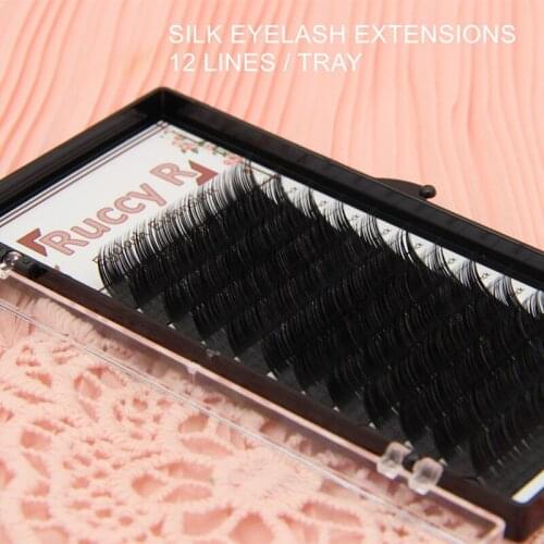 All size soft matte classic silk mink lashes professional eyelash lash extensions Russian volume lashes