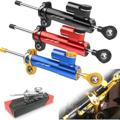For YAMAHA FZ6 FZ6 FAZER 2004-2010 2005 2006 2007 2008 2009 Universal Motorcycle CNC Adjustable Steering Damper Stabilizer