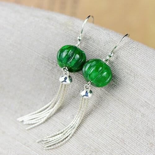 2018 Rushed Earings Fashion Jewelry 925 Restoring Ancient Ways Womens Tassel Earrings Long Earring Sterling Jewelry Wholesale