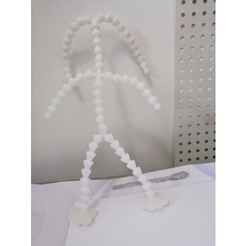 1pcs/lot Masckaszem exclusive 240x180mm with ear joint hot sale New stand movable skeleton joint toy plush materials