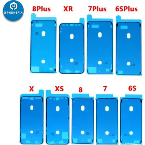 10pcs/lot Waterproof Adhesive Tape Glue Pre-Cut for iPhone 6S 7 8 8P X XS XR Front Housing LCD Touch Screen Frame Sticker