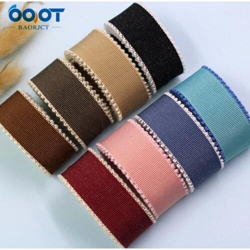 25MM 10Yards Double-Sided Bud Brim Hat Ribbon Wedding Decoration Gift Packaging DIY Materials L-201008-1191