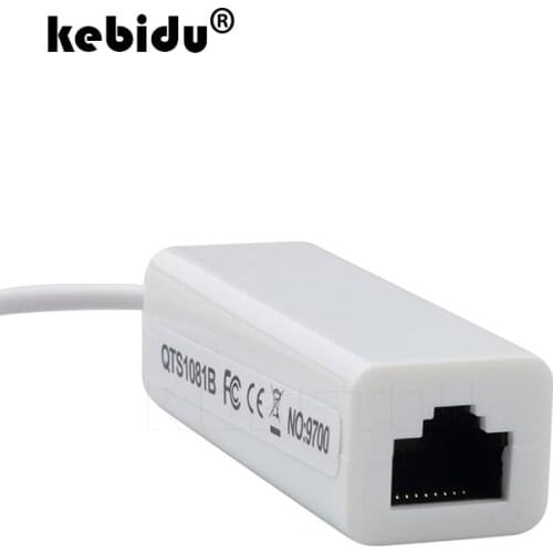 Micro USB 2.0 Male To RJ-45 Female 5-Pin 10/100Mbps Ethernet LAN Network Adapter Card For Android PC Laptop Tablets For Windows