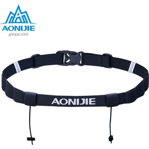 AONIJIE Unisex E4076 E4085 Running Race Number Belt Waist Pack Bib Holder For Triathlon Marathon Cycling Motor with 6 Gel Loops