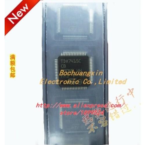Free Shipping! 5PCS TDA7415CCB TDA7415C CB TDA7415CB Car Radio Multimedia Signal Processor QFP-64