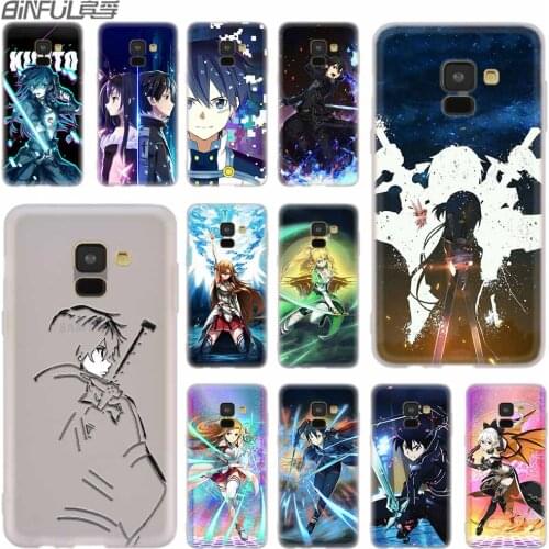 Sword Art Online SAO Anime Case For Samsung A10 A10S A11 A20 A20S A20E A30 A30S A40 A40S A50 A60 A70 A70S A80 A90 A21 A31 A51