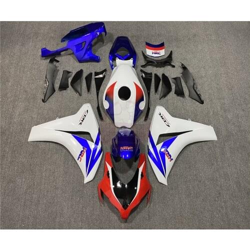 For Honda CBR1000RR 2008 2009 2010 2011 body red, blue and white fairing kit CBR1000 RR 1000RR 08 09 10 11 brand new ABS fairing