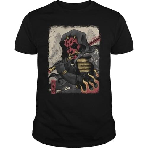 Samurai Lord Demon Warrior Ukiyo T-Shirt. Summer Cotton Short Sleeve O-Neck Mens T Shirt New S-3XL