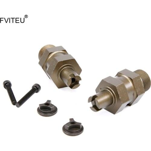 FVITEU Metal HARD Oxygen front wheel extended shaft Fit for 1/5 HPI ROVAN KM BAJA 5B 5T 5SC