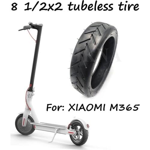 Good Quality 8 1/2x2 Tubeless Tire for Xiaomi Mijia M365 Electric Scooter 8.5 Inch 8.5x2 Vacuum Tyre Replacement Parts