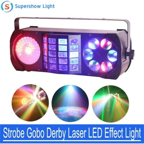 Hot Selling Products Disco Lights Butterfly Derby Laser Gobo Projector 4in1 LED Effect Stage Lightting
