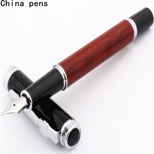 Luxury high quality Jinhao Redwood Material Business office fountain pen New