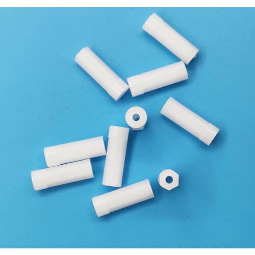 Hexagonal Fixing Heads Aircraft Motor Shaft Collars 3.4mm x Height 12mm Hole 1.4mm Tight for 1.5 Toy Model Parts 10pcs/lot