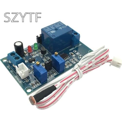 Light control switch, photosensitive sensor, relay, light detection electronic module, light induction trigger module