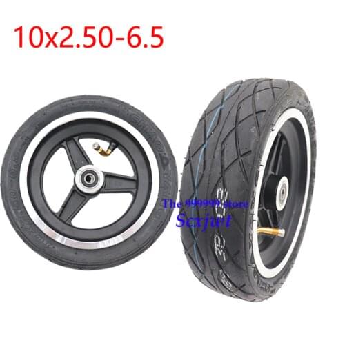 10*2.50-6.5 CHAOYANG thickening tubeless tyre with hub for Electric scooter Balancing Hoverboard 10x2.50-6.5 wheel tyre Parts