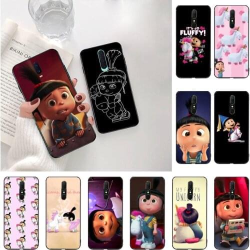 YJZFDYRM Despicable Me Unicorn Agnes DIY Painted Bling Phone Case For Oppo A5 A9 2020 Reno2 z Renoace 3pro Realme5Pro