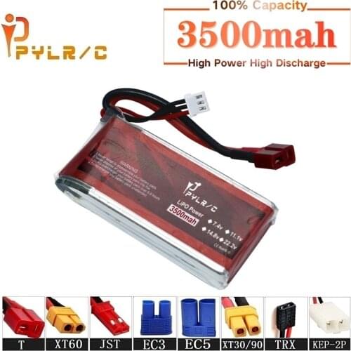 2s 7.4v 3500mah 45C Lipo Battery For RC Helicopter Parts 2s Lithium battery 7.4v RC Car Boat Airplanes Drone Battery vs 1500mah