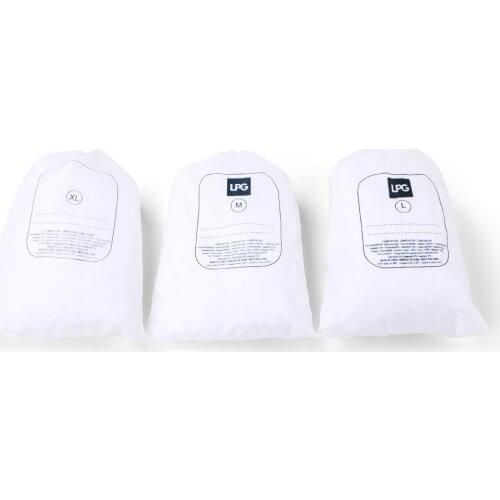 5 Pieces Massage Body Shaping Slimming Weight Lifting Muscle Relieving White Suit