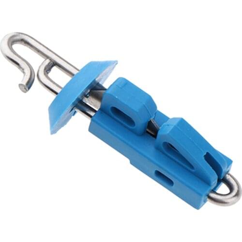 5pcs Splash Down Solo Sea Fishing Bait Clip Locking Lock Blue