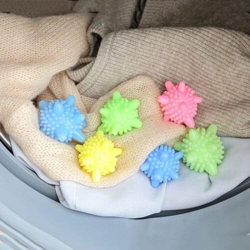 5pcs/lot Magic Laundry Ball For Household Cleaning Washing Machine Clothes Softener Cleaning Ball 5cm