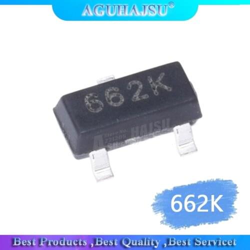 50PCS XC6206P332MR 662K XC6206 3.3V/0.5A Positive Fixed LDO Voltage Regulator SOT-23 new original