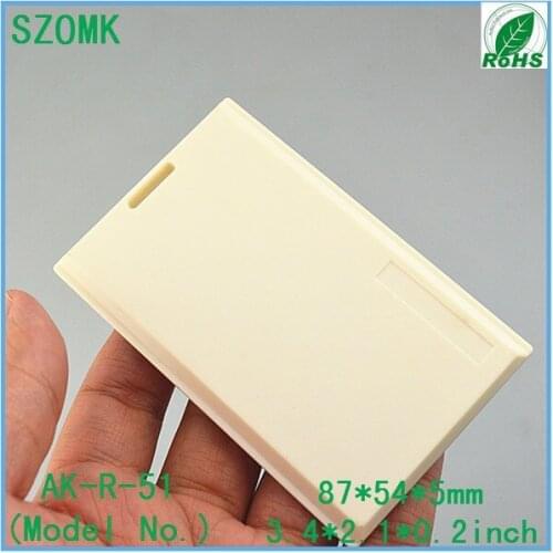 6 pieces a lot plastic box electronics 87*54*5mm 3.4*2.1*0.2inch abs plastic RFID reader electronics enclosures case