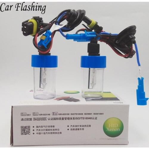 Car Flashing 2Pcs 55W Xenon bulb kit H1 H3 H4 H7 H11 9005 9006 9012 D2H HID Xenon Lamp Car HeadLight 3000k 4300k 6000k 8000k