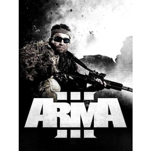 Arma 3 Experience true combat Game 2 Silk Fabric Wall Poster Art Decor Sticker Bright