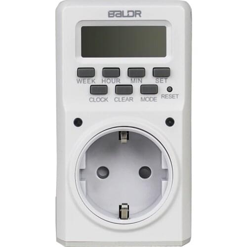 Electronic Digital Timer Switch Kitchen Timer Outlet 7 Day 16 Daily Programmable Timing Socket Energy Saving Electronic