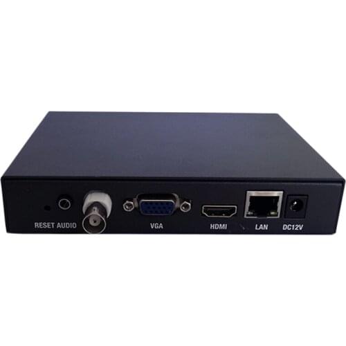 H.264/H.265 IP Streaming Decoder HTTP/RTSP/RTMP/UDP Steam 1080P Video Audio Decoding Hardware HD MI+CVBS+VGA output