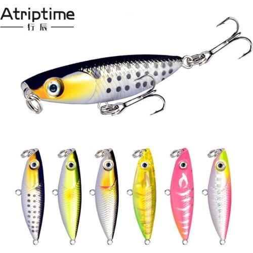 4.5cm Top Water Dogs Artificial Lure Hard Plastic Fishing Lure Surface Pencil Wobbler Artificial Hard Bait Fishing Tackle Pesca
