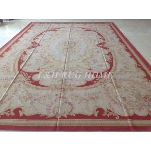 Free shipping 12'x18' Aubusson rugs aubusson woolen rugs and handmade carpets
