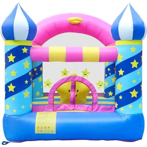 Inflatable Small Bouncy Castle Bouncer Game Bounce House Jumper Star Park for Kids Indoor Funny Party Playground Trampoline