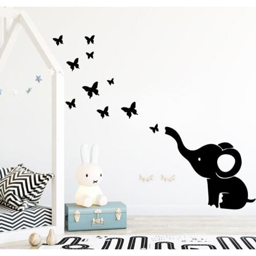 NEW Elephant Wall Sticker Pvc Wall Stickers Wall Art Wall Paper For Kids Rooms Nursery Room Decor Art Decals