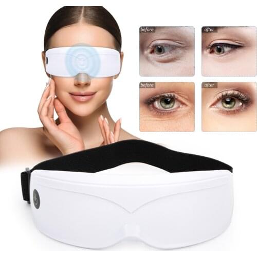 New Smart Eye Massager Vibration Eye Massage Instrument Eye Fatigue Massage Glasses Therapy Glasses Eye Care Device