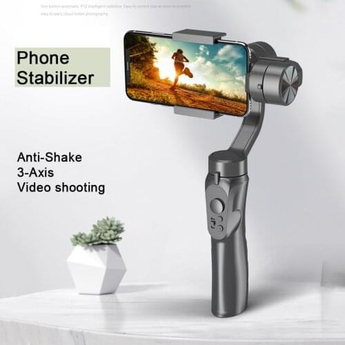 Handheld Phone Gimbal Stabilizer 3-Axis PTZ Tripod Anti-Shake For Smartphone Vlog iPhone/Samsung/Huawei/Xiaomi/Universal