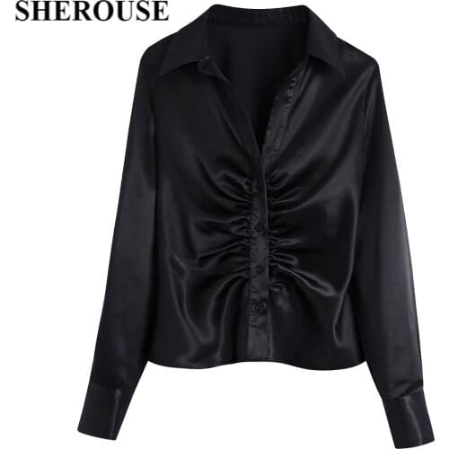 Sherouse Black Blouses