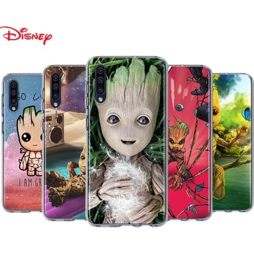 Silicone Cover Baby Groot Cutest For Samsung Galaxy A90 A80 A70 A70S A60 A50 A40 A30S A20S A20E A10 A10E Phone Case