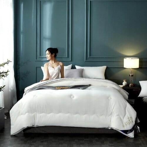 Soy fiber quilt spring autumn quilts summer air-conditioning comforter winter thicken warm cotton duvets filling king queen