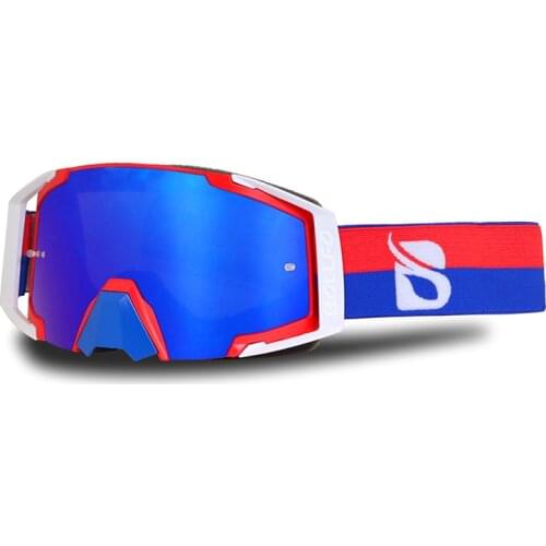BOLLFO Outdoor Motorcycle Goggles Cycling MX Off-Road Ski Sport ATV Dirt Bike Racing Glasses for Fox Motocross Goggles Google