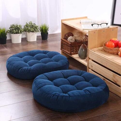 1pcs Round Thicken Home Seat Cushion Hassock Chair Pad Futon Tatami Mattress Pouf