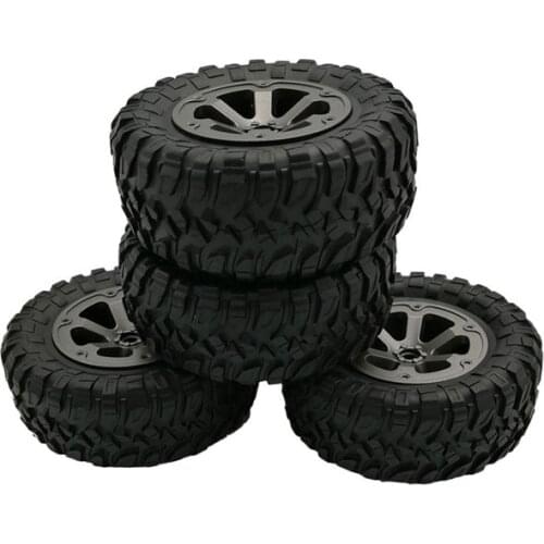 4PCS 1/16 Diameter 72mm Adapter 5MM Tires For WPL C14/C24 JJRC Trucks