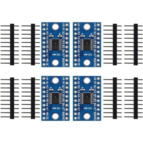 4Pcs TXS0108E 8 Channel Logic Level Converter Bi-Directional High Speed Full Duplex 8 Way Shifter 5V to 3.3V for Arduino
