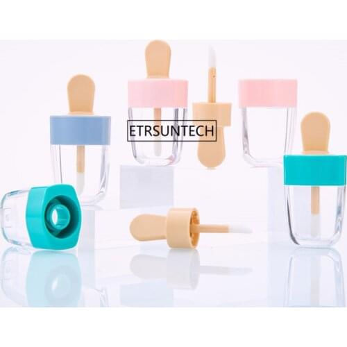 6ml lip Gloss tubes DIY Empty Lip balm tube,Ice Cream Shape Lip glaze bottle,Cosmetic Packing container F20172186