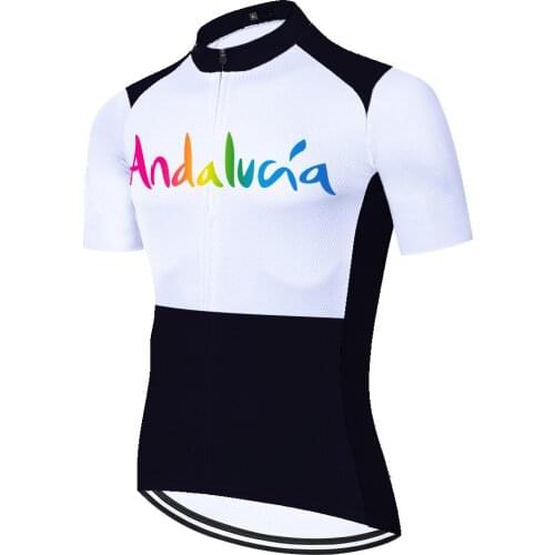 Andalucia Masculina Vetement Mallot Camisa Jersey Camiseta Ropa Ciclismo Hombre Verano Maillot Velo Homme Maillot Cyclisme Homme