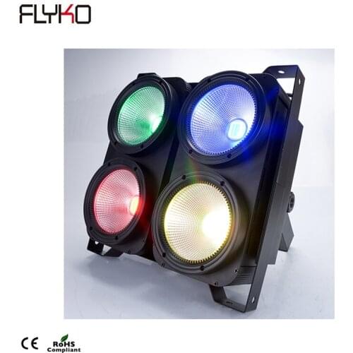 Free shipping Best quality 4*100w 4eyes hot sale 3IN1 RGB audience LED PAR light