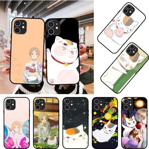 Phone Case For Apple IPhone 12 Mini 11 Pro XR X MAX SE XS 4 5 6 6S 7 8 E Plus Black Cover Shell Anime natsume yuujinchou